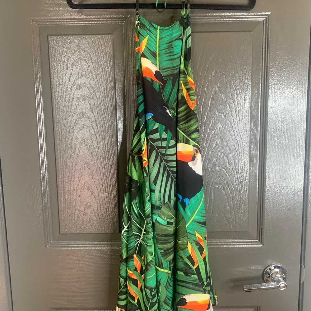 Show me your mumu toucan printed dress